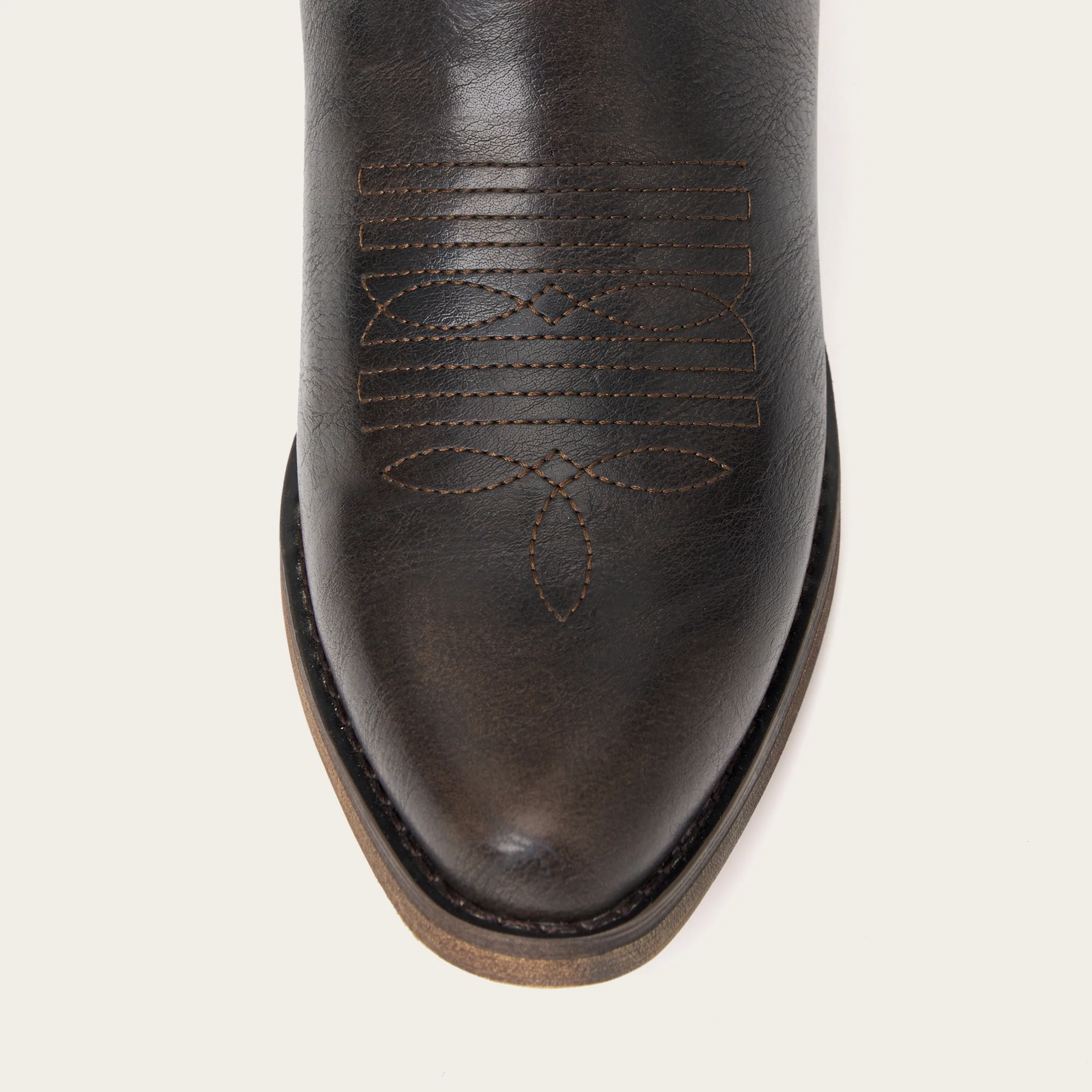 The Laurey - Espresso Embroidered Cowgirl Boots with Classic Western Flair - Image 9