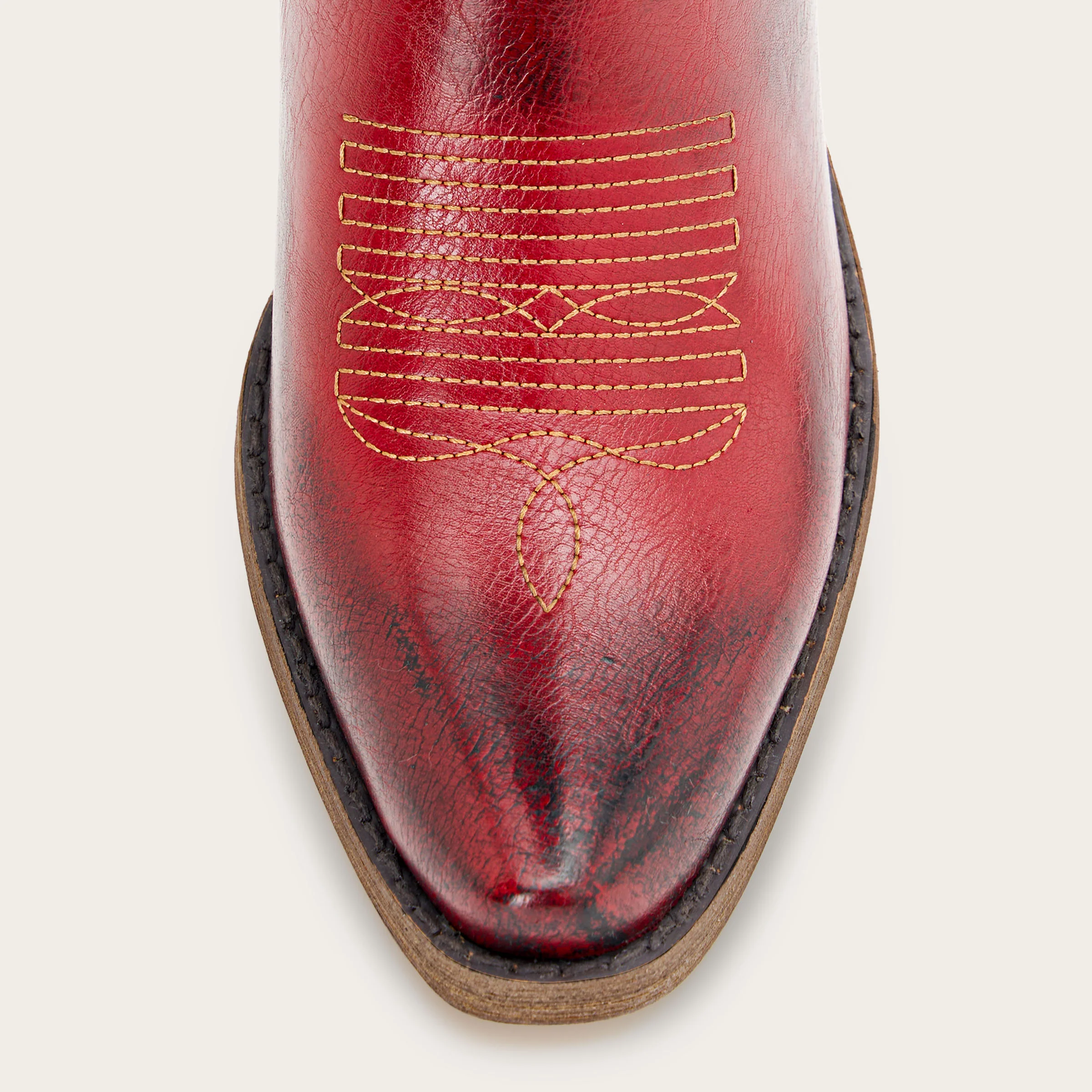 The Starla – Cherry Red Star Embroidered Cowgirl Boots - Image 13