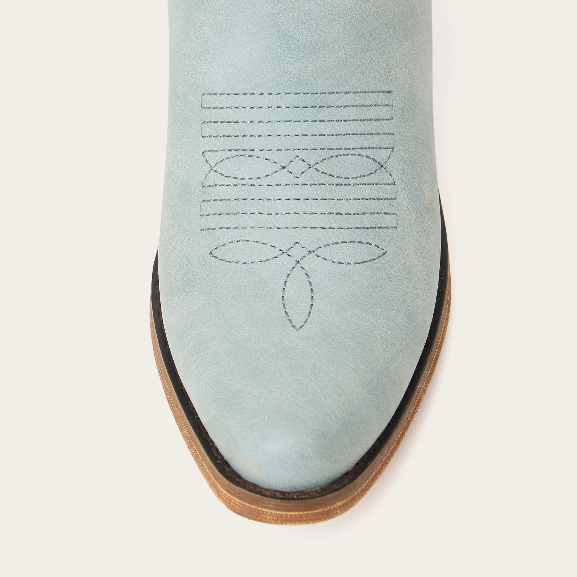 The Hallie - Blue Heart Cutouts Embroidered Western Cowgirl Boots - Image 12