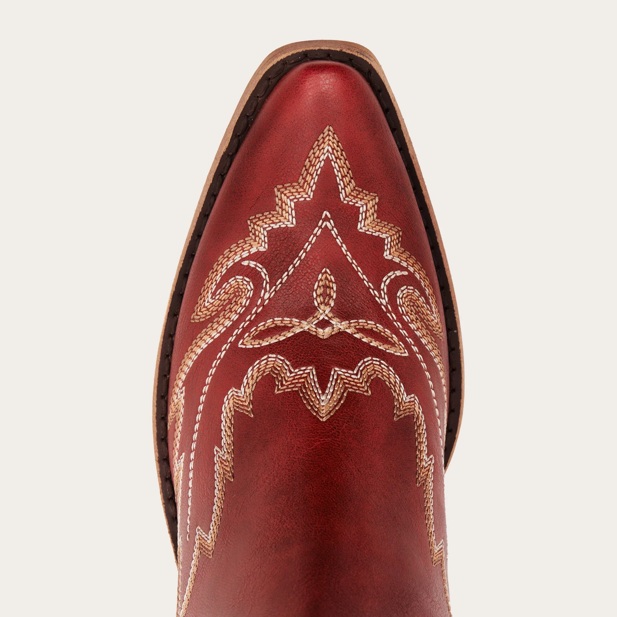 The Ross - Red Over-the-Knee Wide Calf Cowgirl Boots with Back Tie & Embroidery - Image 13