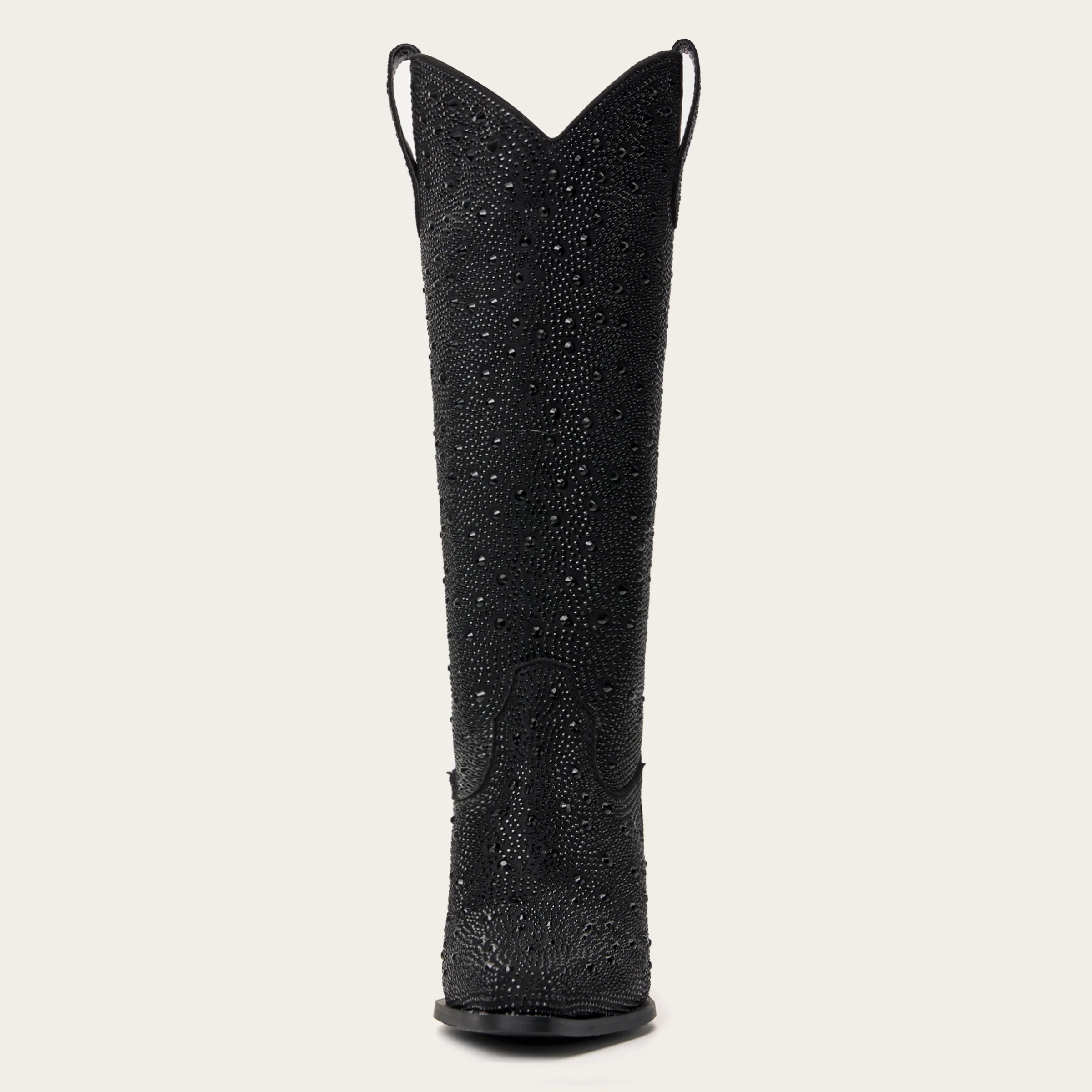 The Stardust - Crystal Covered Black Tall Cowgirl Boots - Image 10