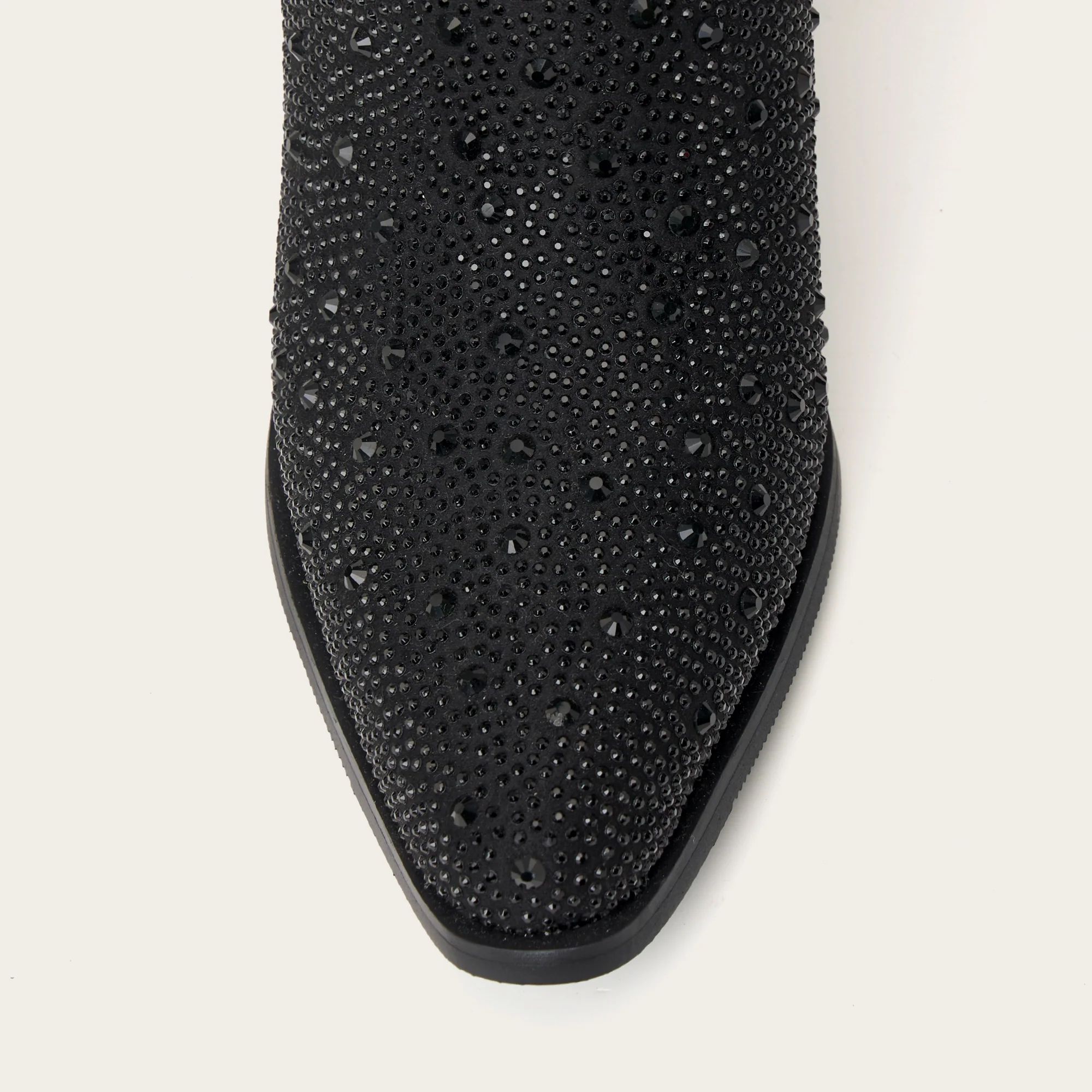 The Stardust - Crystal Covered Black Tall Cowgirl Boots - Image 9