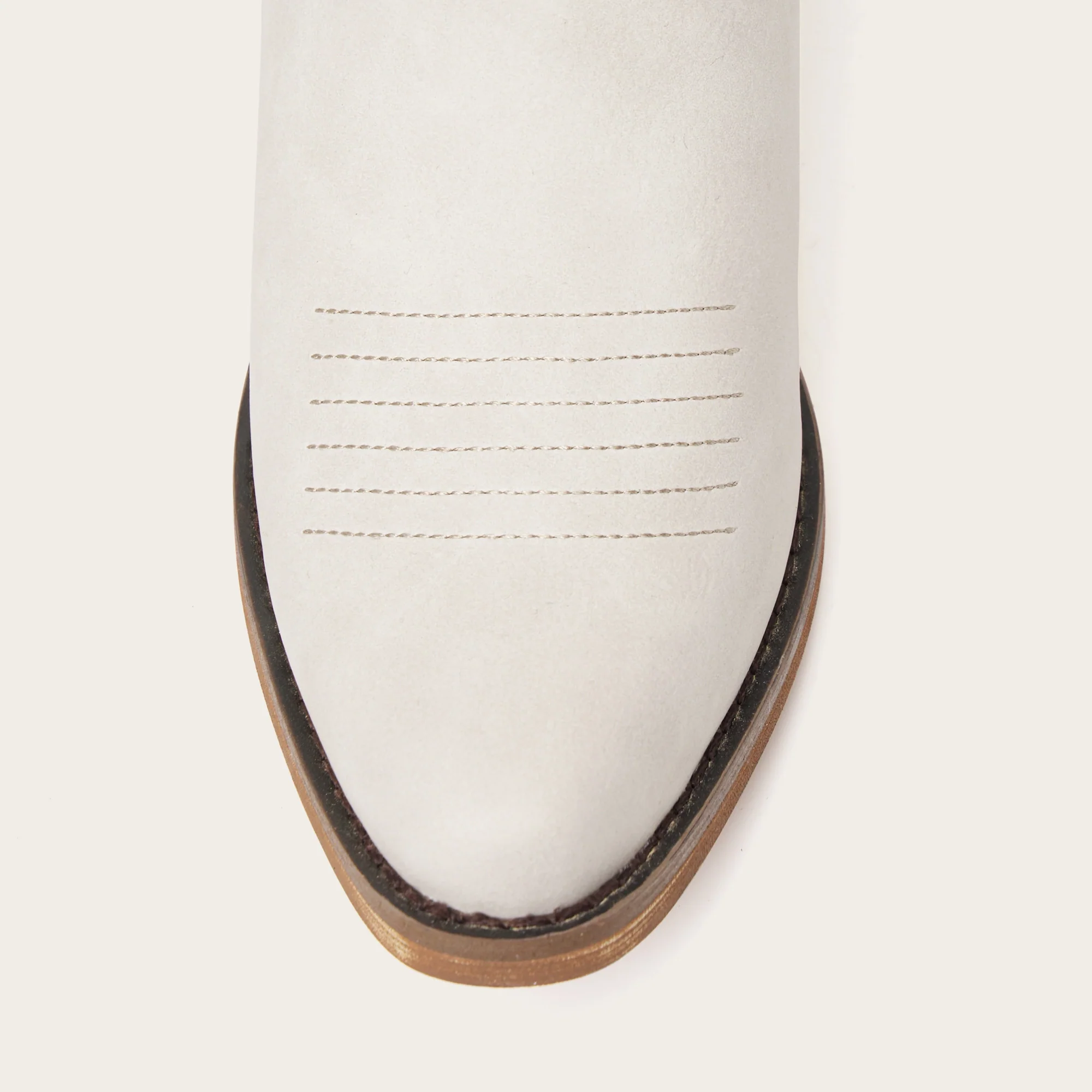 The Withersteen - Ivory Wide Calf Cowgirl Boots with Bold Embroidery and Lace-Up Back - Image 9